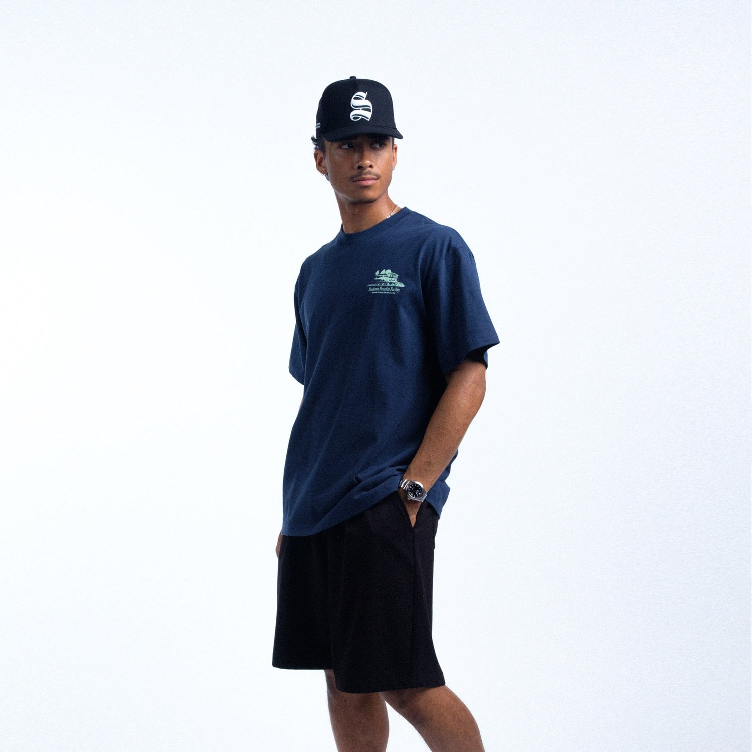 Practice Facility S/S T-Shirt Blå Students Golf Practice Facility S/S T-Shirt Blå Students Golf