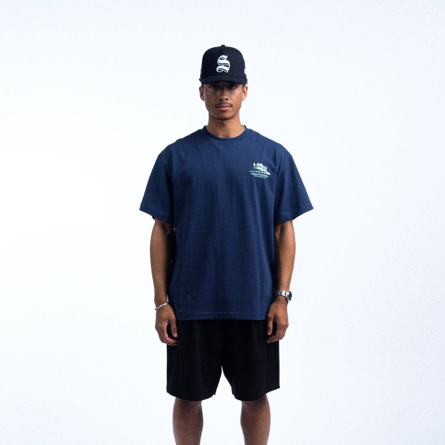 Practice Facility S/S T-Shirt Blå Students Golf Practice Facility S/S T-Shirt Blå Students Golf