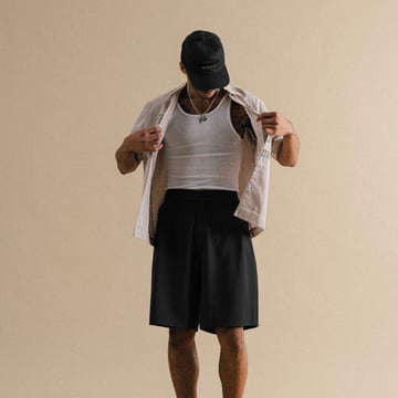 Calculus Baggy Pleated Shorts Sort Students Golf