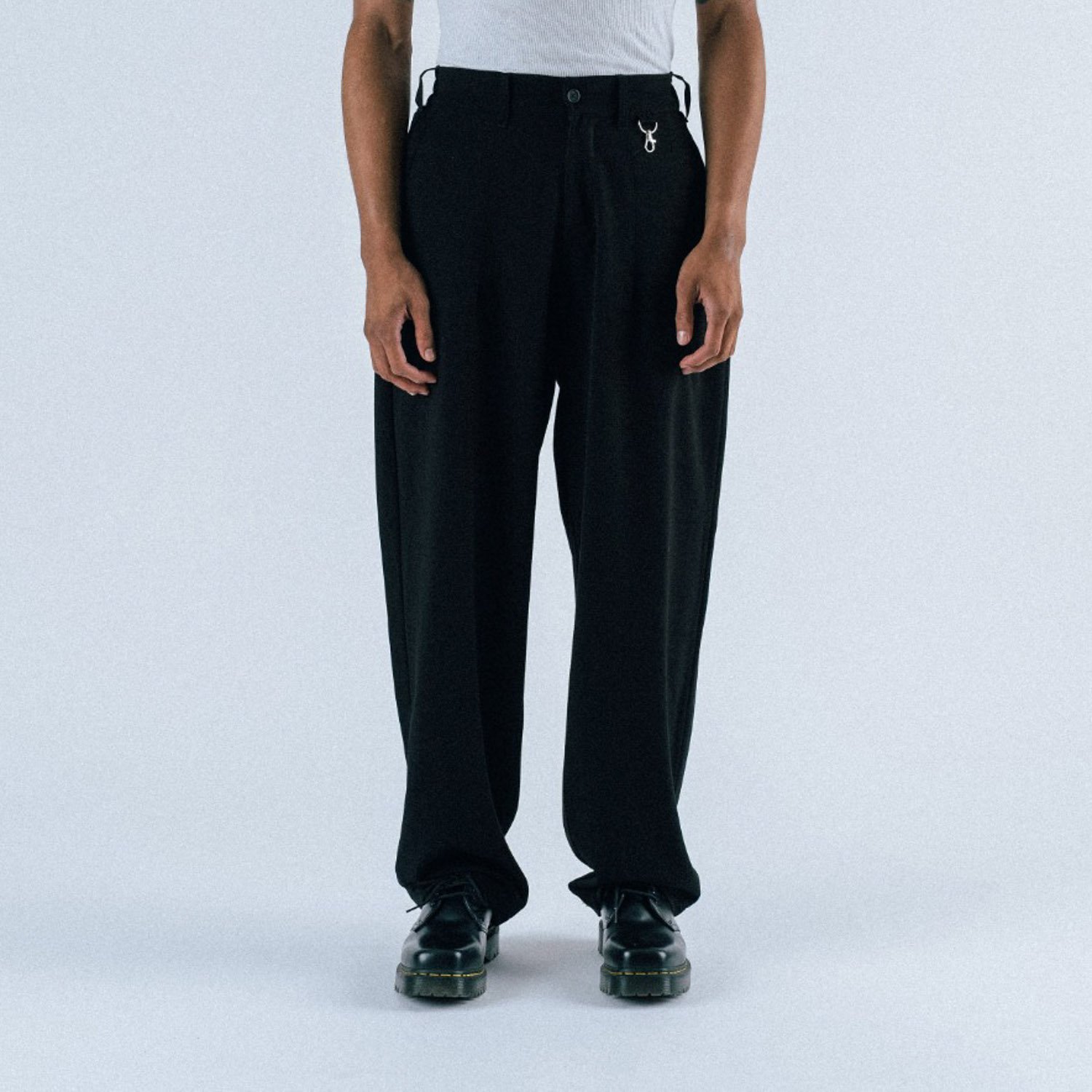 Calculus Baggy Pleated Pants Svart Students Golf Calculus Baggy Pleated Pants Svart Students Golf