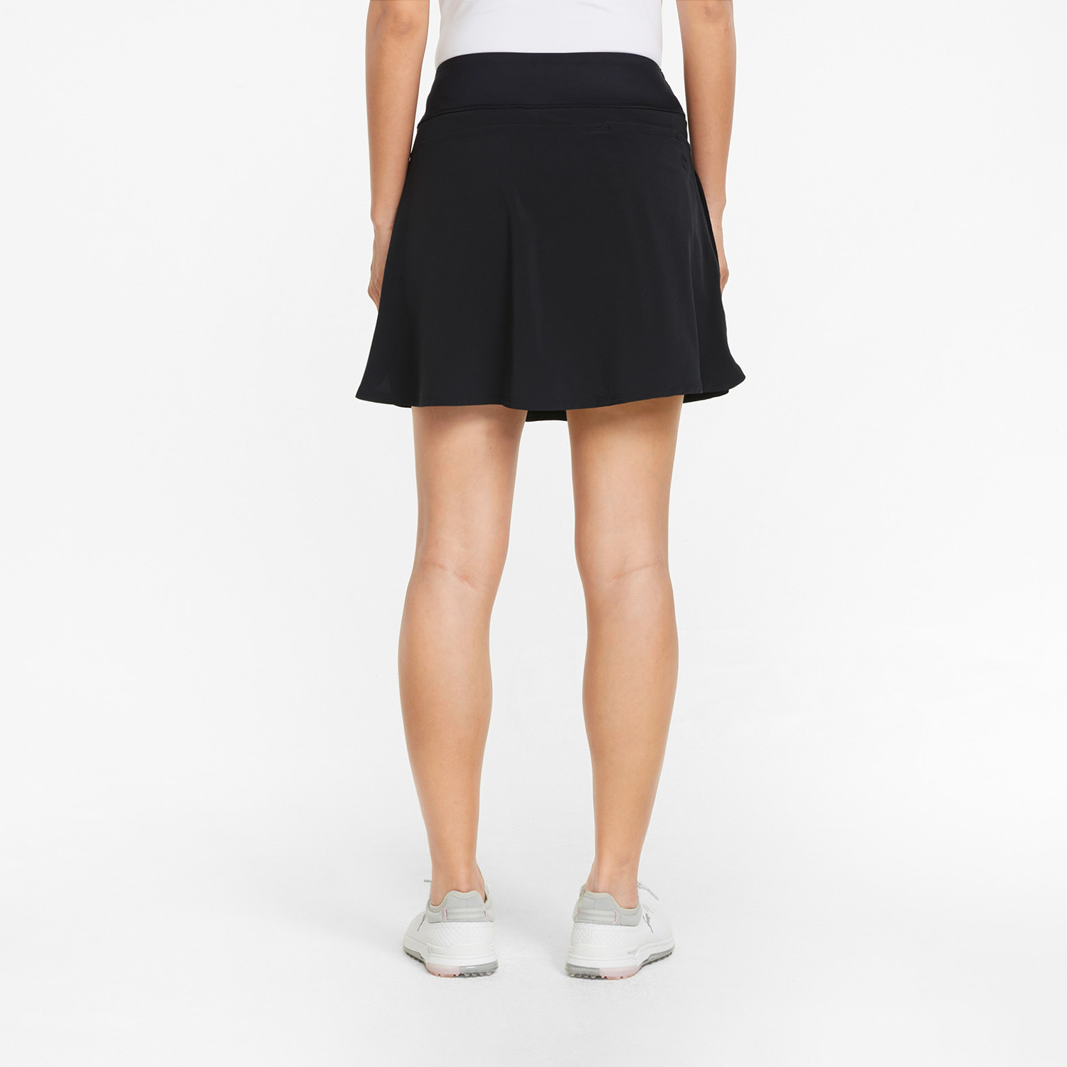 puma white golf skort
