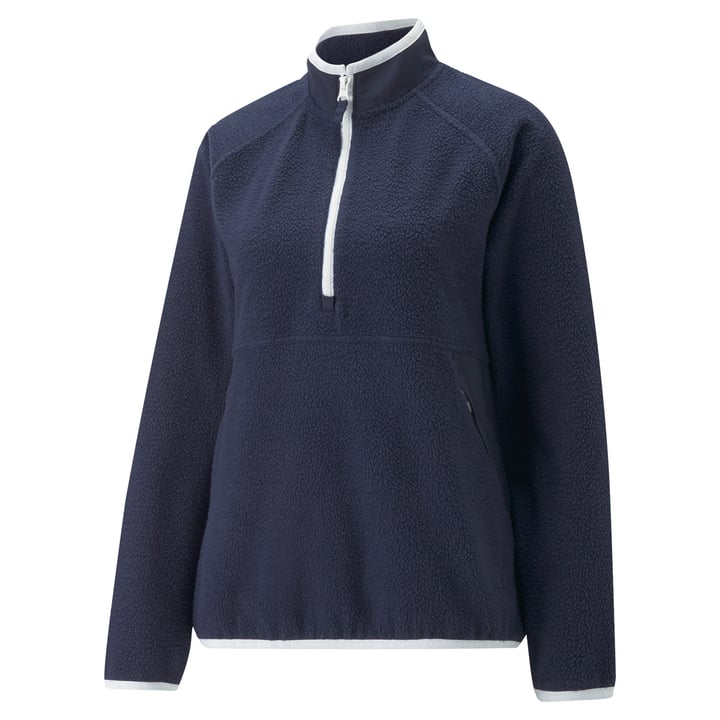W Sherpa 1/4 Zip Weiß Puma