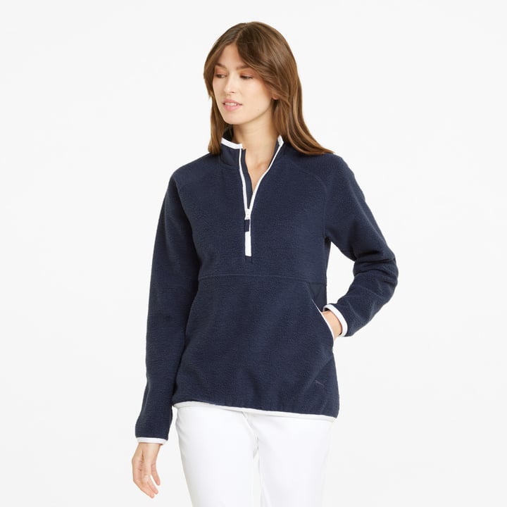 W Sherpa 1/4 Zip Weiß Puma