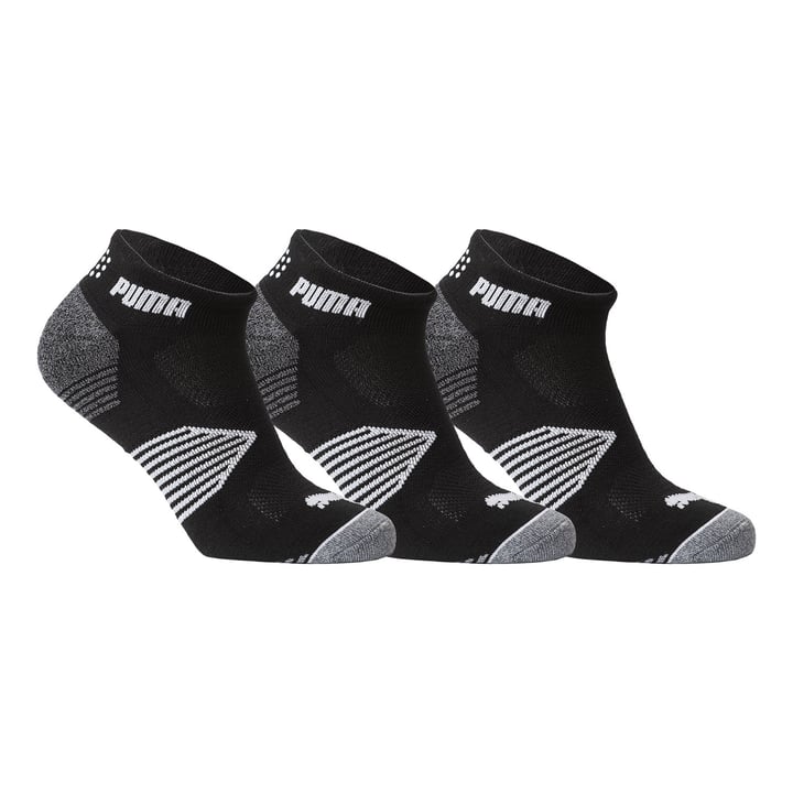 Essential 1/4 Cut 3 Pair Pack Schwarz Puma