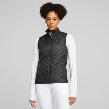 W Frost Quilted Vest Schwarz Puma