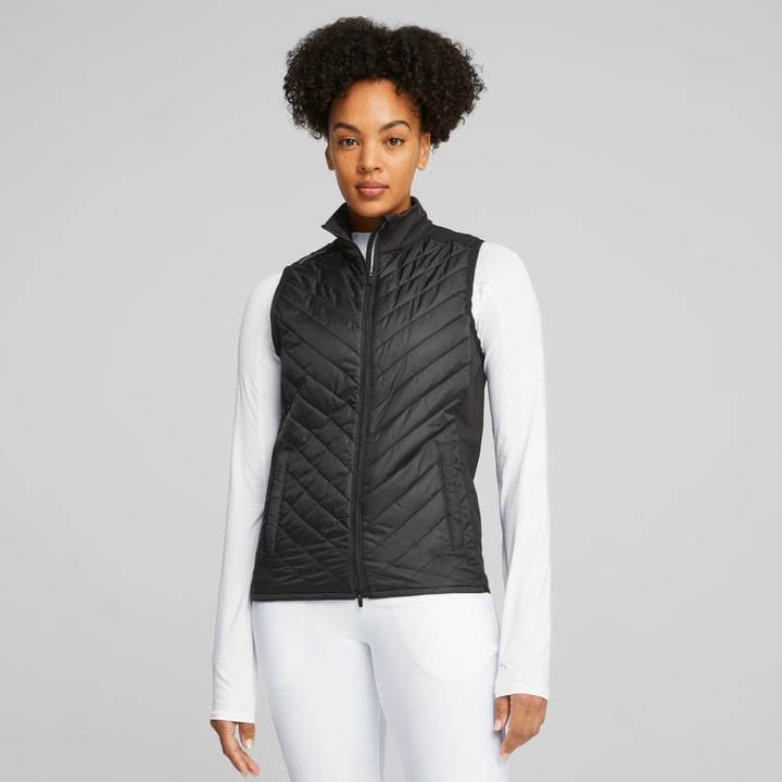 W Frost Quilted Vest Svart Puma