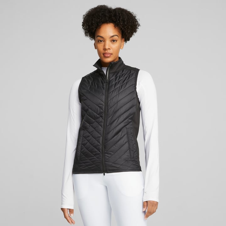 W Frost Quilted Vest Musta Puma