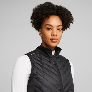 W Frost Quilted Vest Schwarz Puma