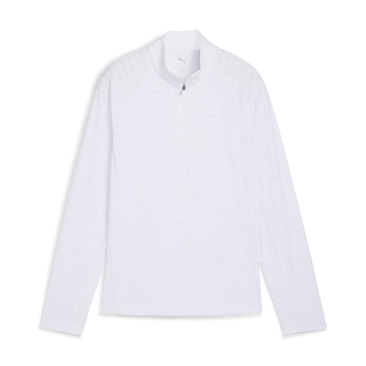 W Houndstooth 1/4 Zip Puma