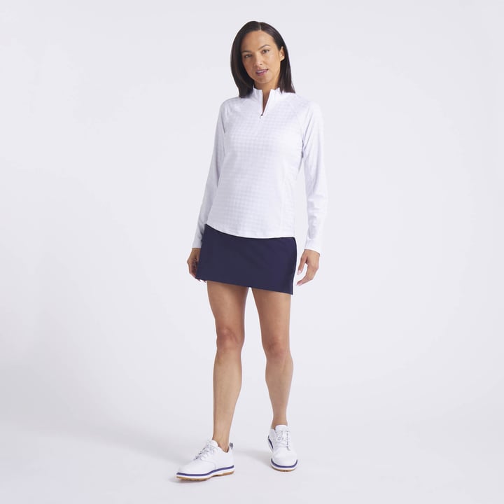 W Houndstooth 1/4 Zip Puma
