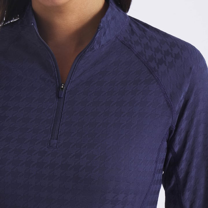 W Houndstooth 1/4 Zip Puma