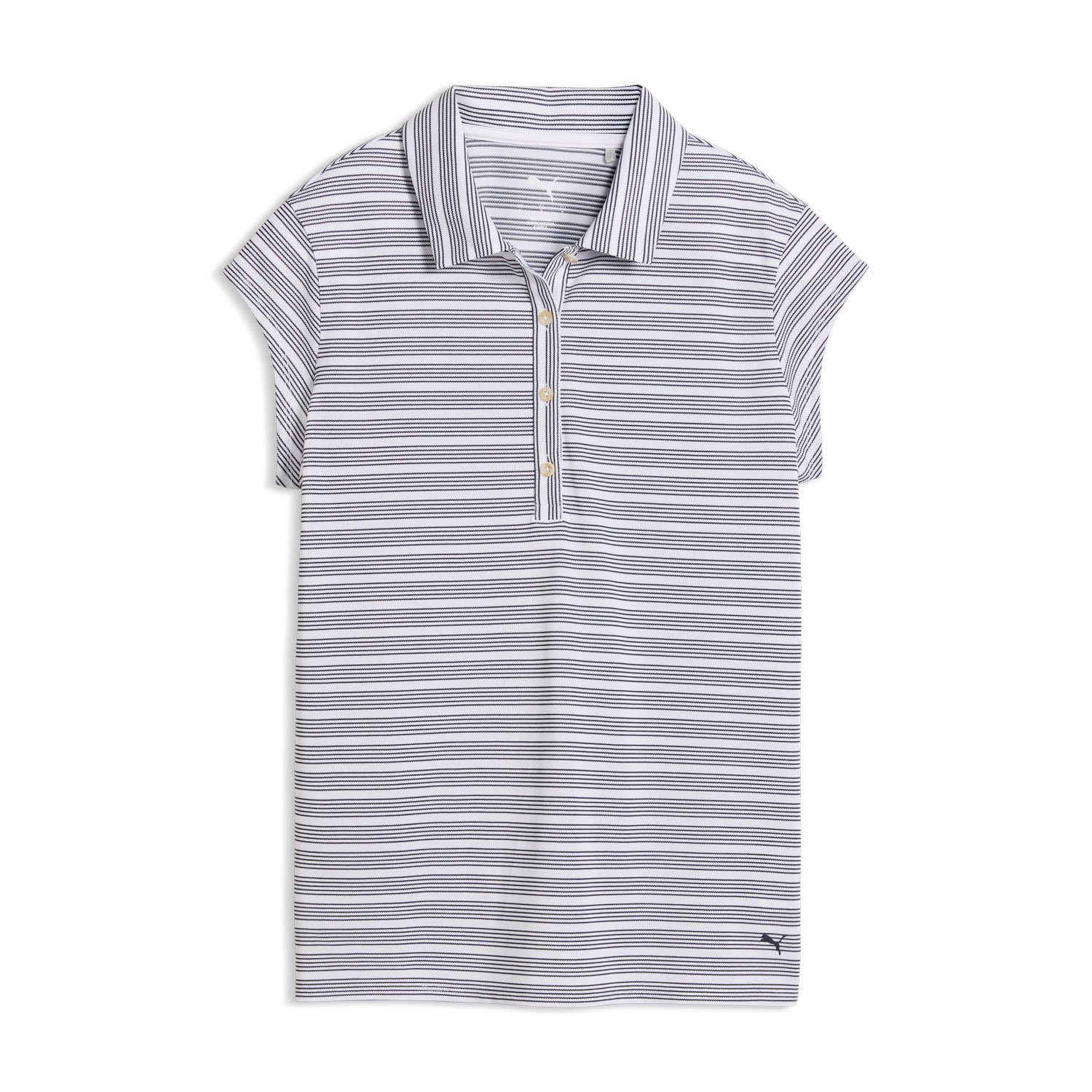 W Pique Yd Stripe Cap Sleeve Puma