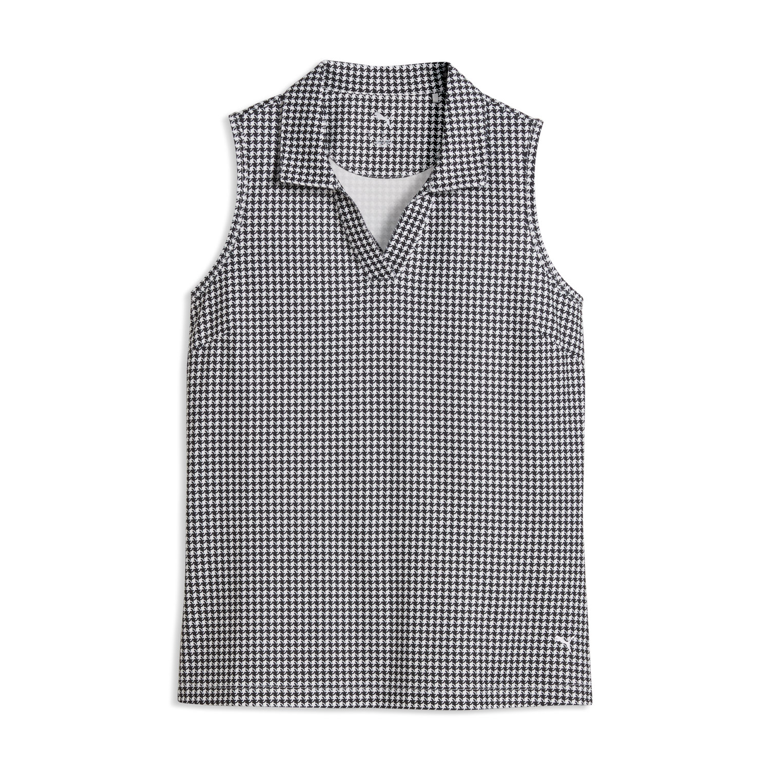 W Cloudspun Mono Check Sl Schwarz