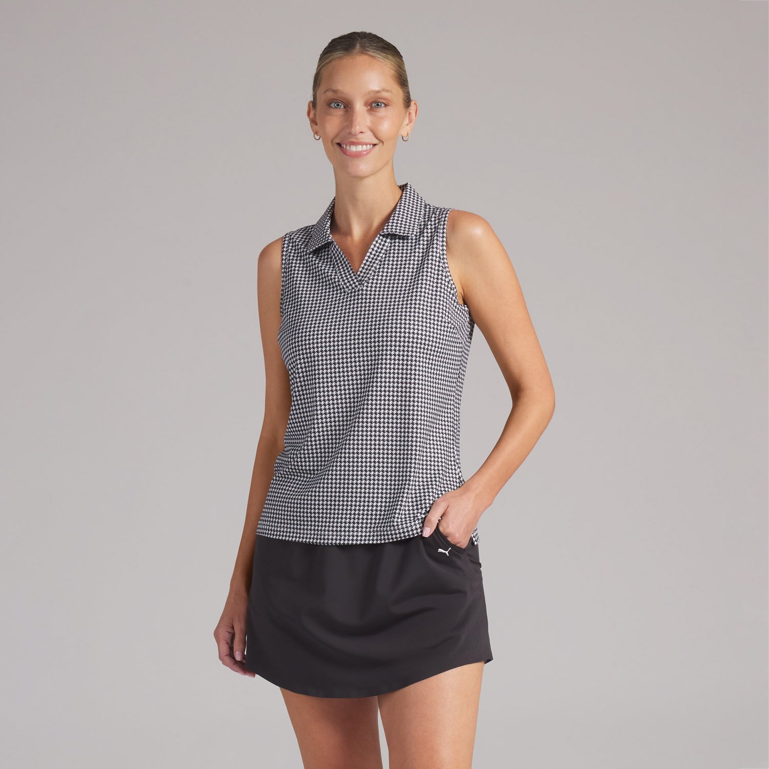 W Cloudspun Mono Check Sl Sort Puma W Cloudspun Mono Check Sl Sort Puma