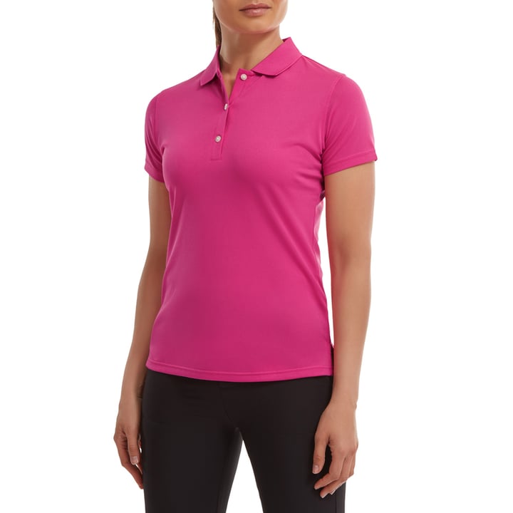 Stretch Pique Solid Rosa FootJoy Stretch Pique Solid Rosa FootJoy