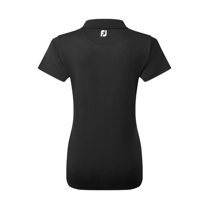 Stretch Pique Solid Svart FootJoy Stretch Pique Solid Svart FootJoy