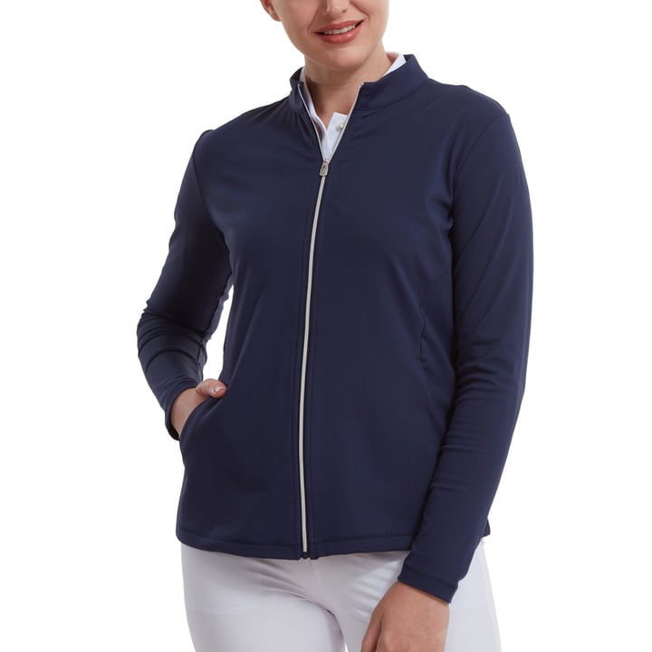 Full-Zip Midlayer Blå FootJoy