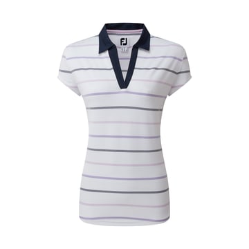 Cap Sleeve Birdseye Stripe FootJoy