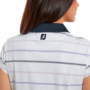 Cap Sleeve Birdseye Stripe FootJoy