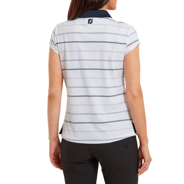 Cap Sleeve Birdseye Stripe FootJoy