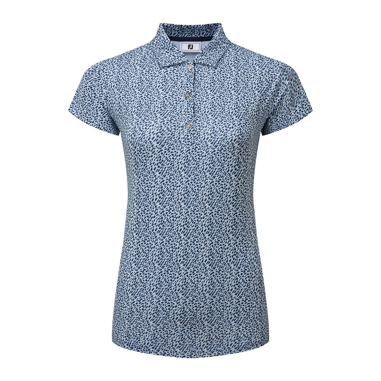 Animal Print Cap Sleeve Lisle