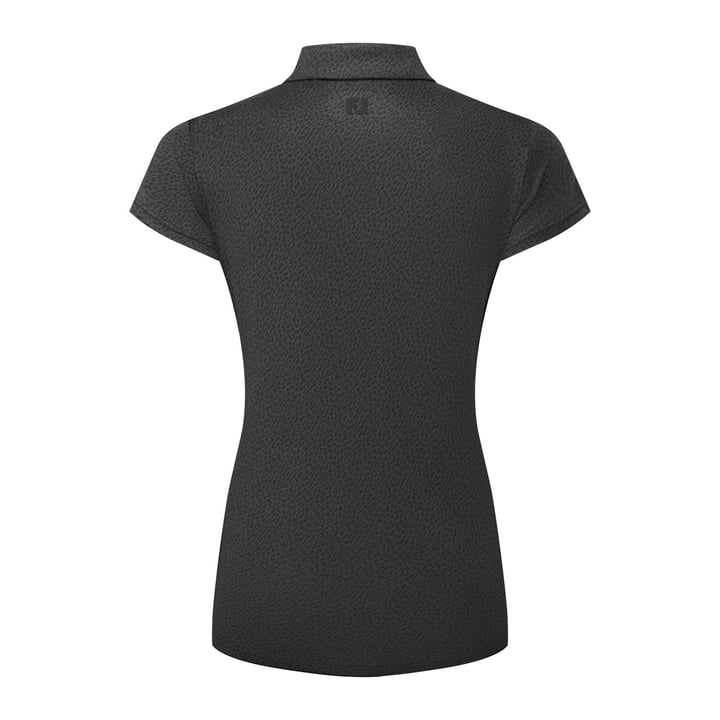 Animal Print Cap Sleeve Lisle Black FootJoy