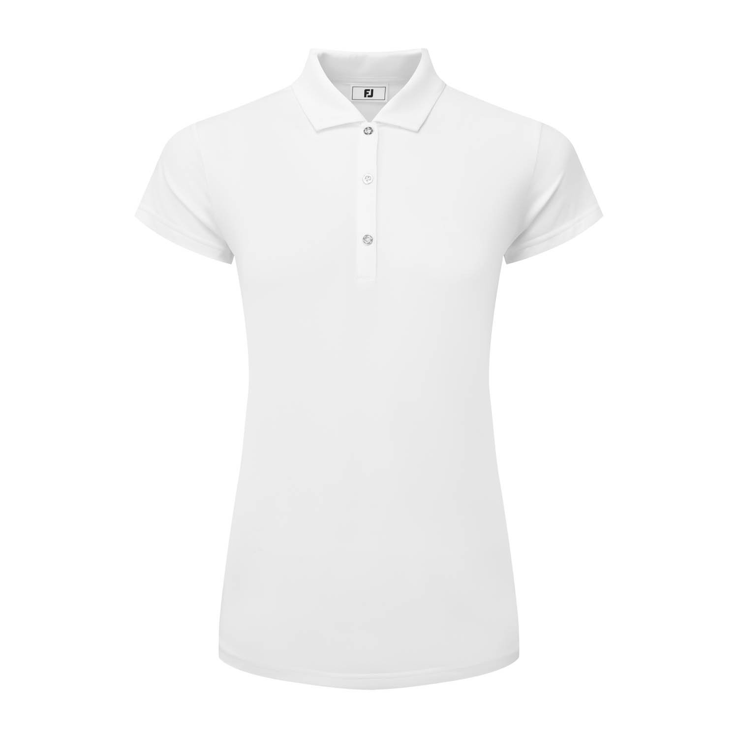 Cap Sleeve Lisle Valkoinen