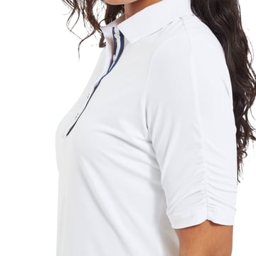 Half Sleeve Ruched Lisle Vit FootJoy