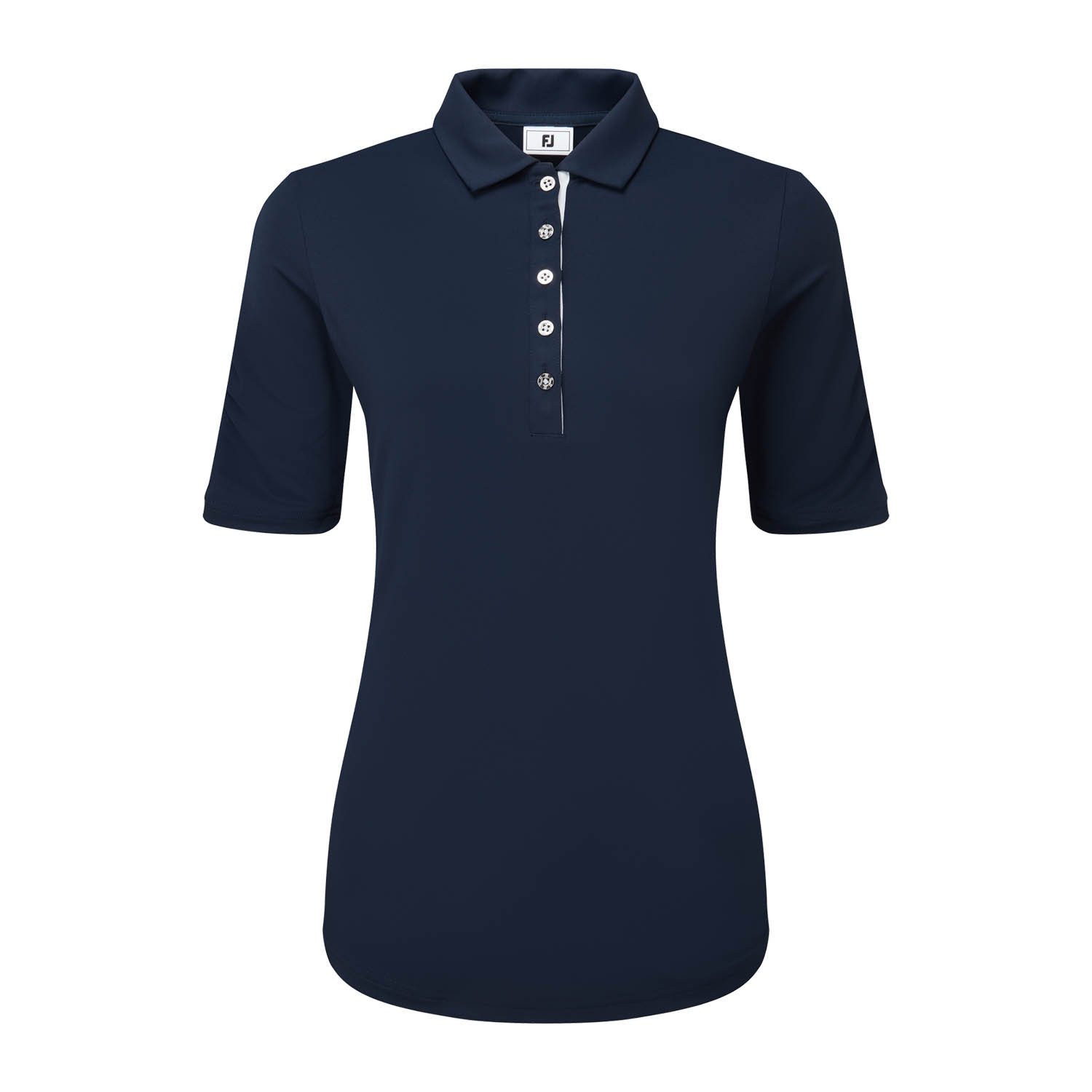 Half Sleeve Ruched Lisle Blå FootJoy