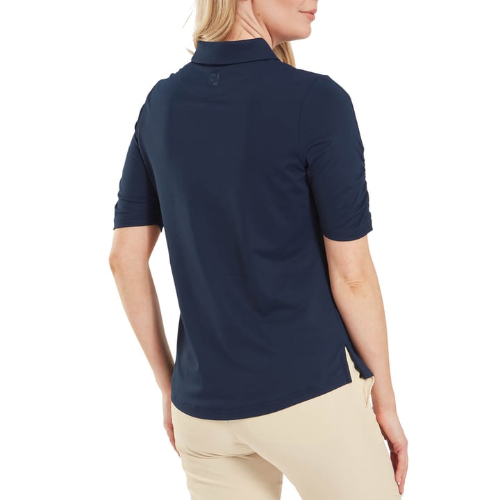 Half Sleeve Ruched Lisle Sininen FootJoy