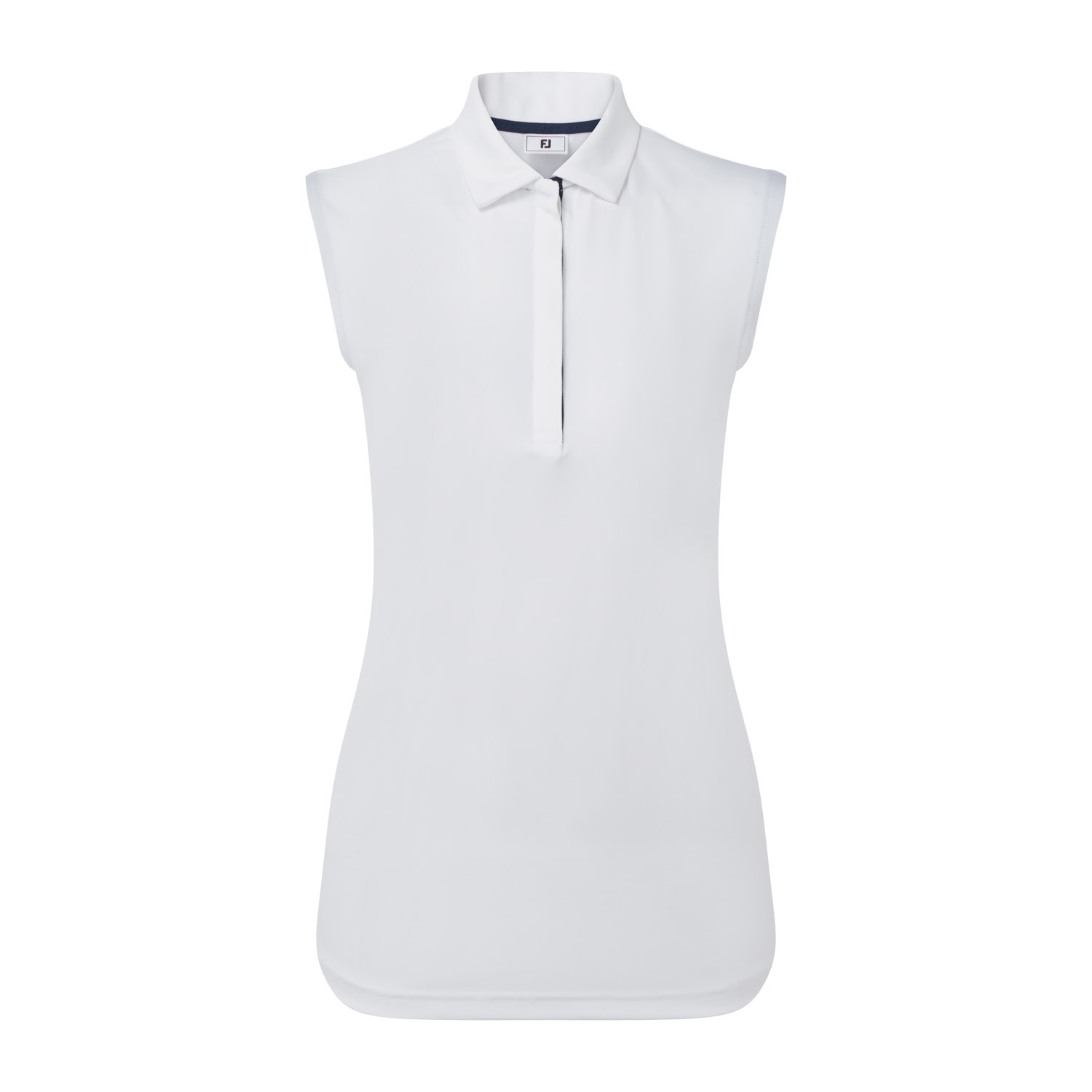 Sleeveless Lisle Weiß