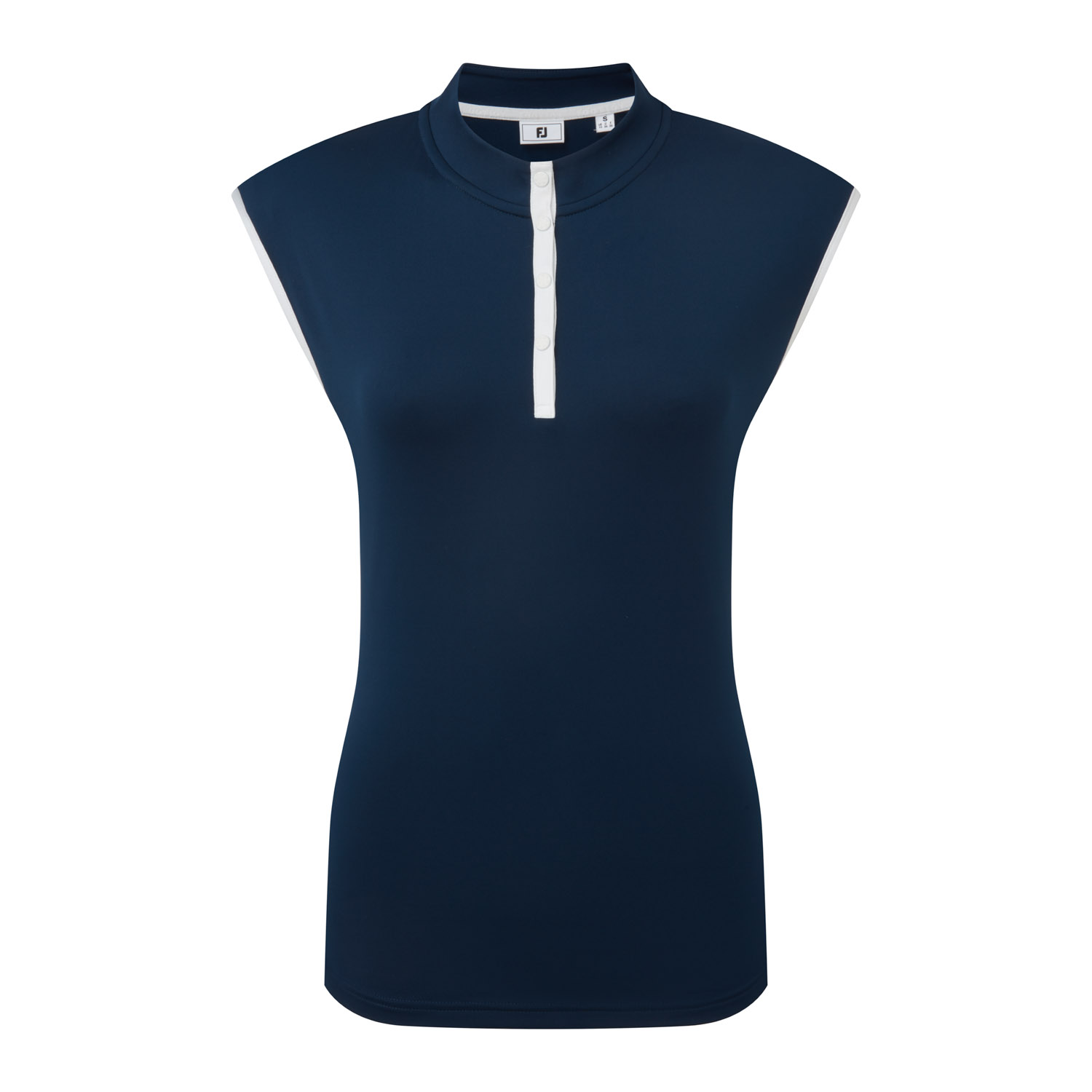Mock Neck Snap Polo