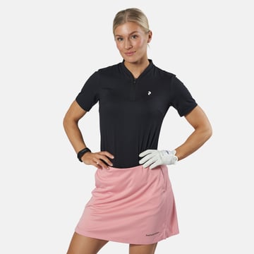 W Turf Zip Ss Schwarz Peak Performance