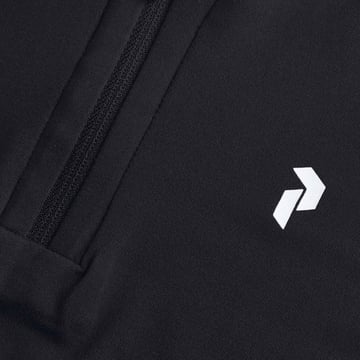 W Turf Zip Ss Schwarz Peak Performance