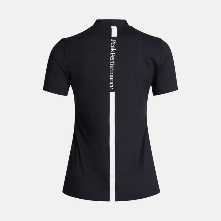 W Turf Zip Ss Schwarz Peak Performance