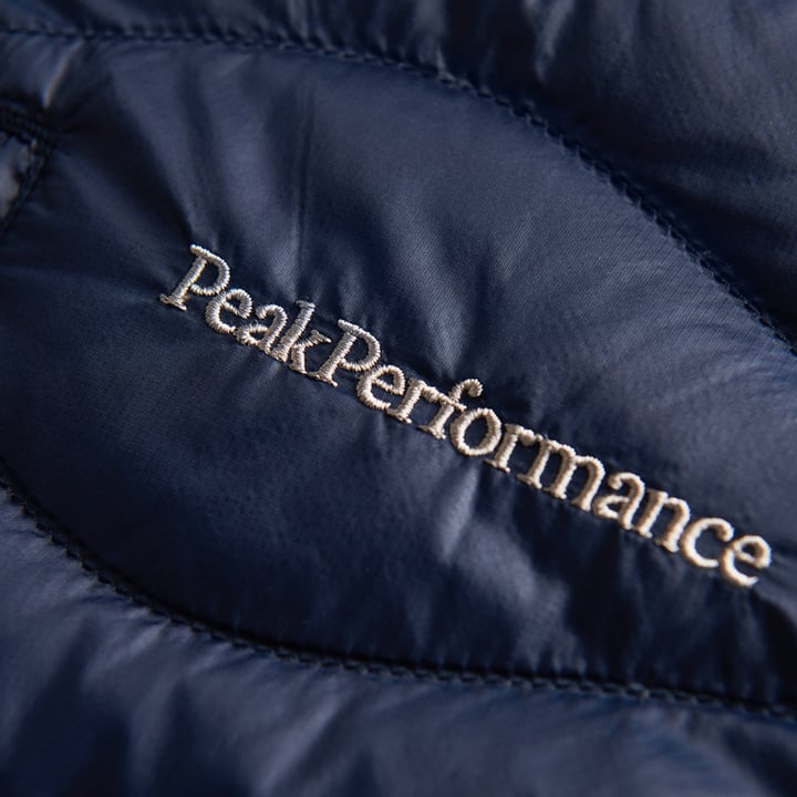 W Helium Down Hybrid Blau Peak Performance