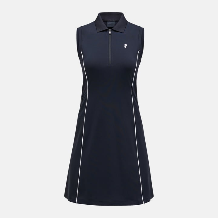 W Pique Dress Sort Peak Performance