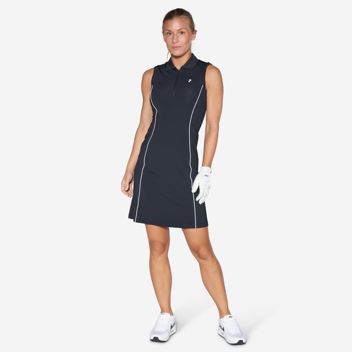 W Pique Dress Sort Peak Performance
