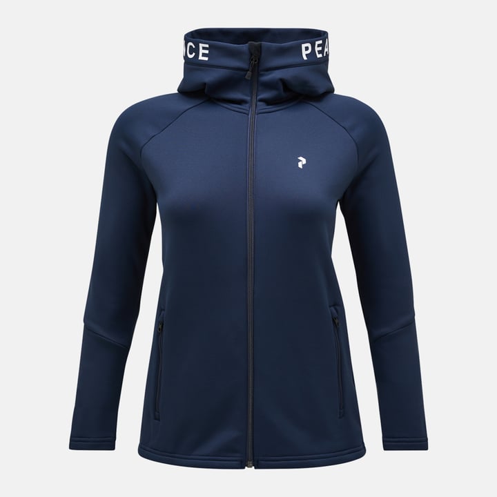 W Rider Zip Hood Peak Performance