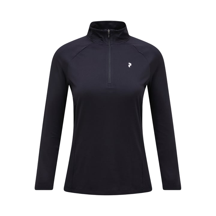 W Half Zip Baselayer Svart Peak Performance