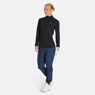 W Half Zip Baselayer Musta Peak Performance