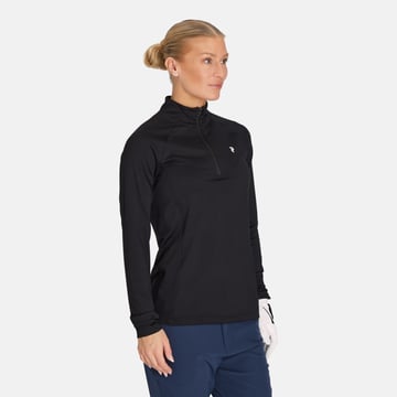 W Half Zip Baselayer Musta Peak Performance