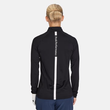 W Half Zip Baselayer Musta Peak Performance