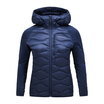 W Helium Down Hybrid Hood Peak Performance