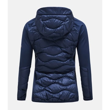 W Helium Down Hybrid Hood Peak Performance