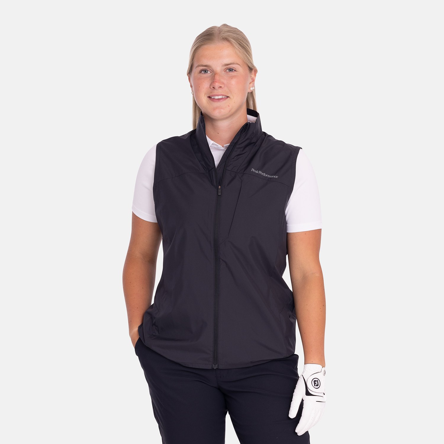 W Glider Wind Vest Svart Peak Performance