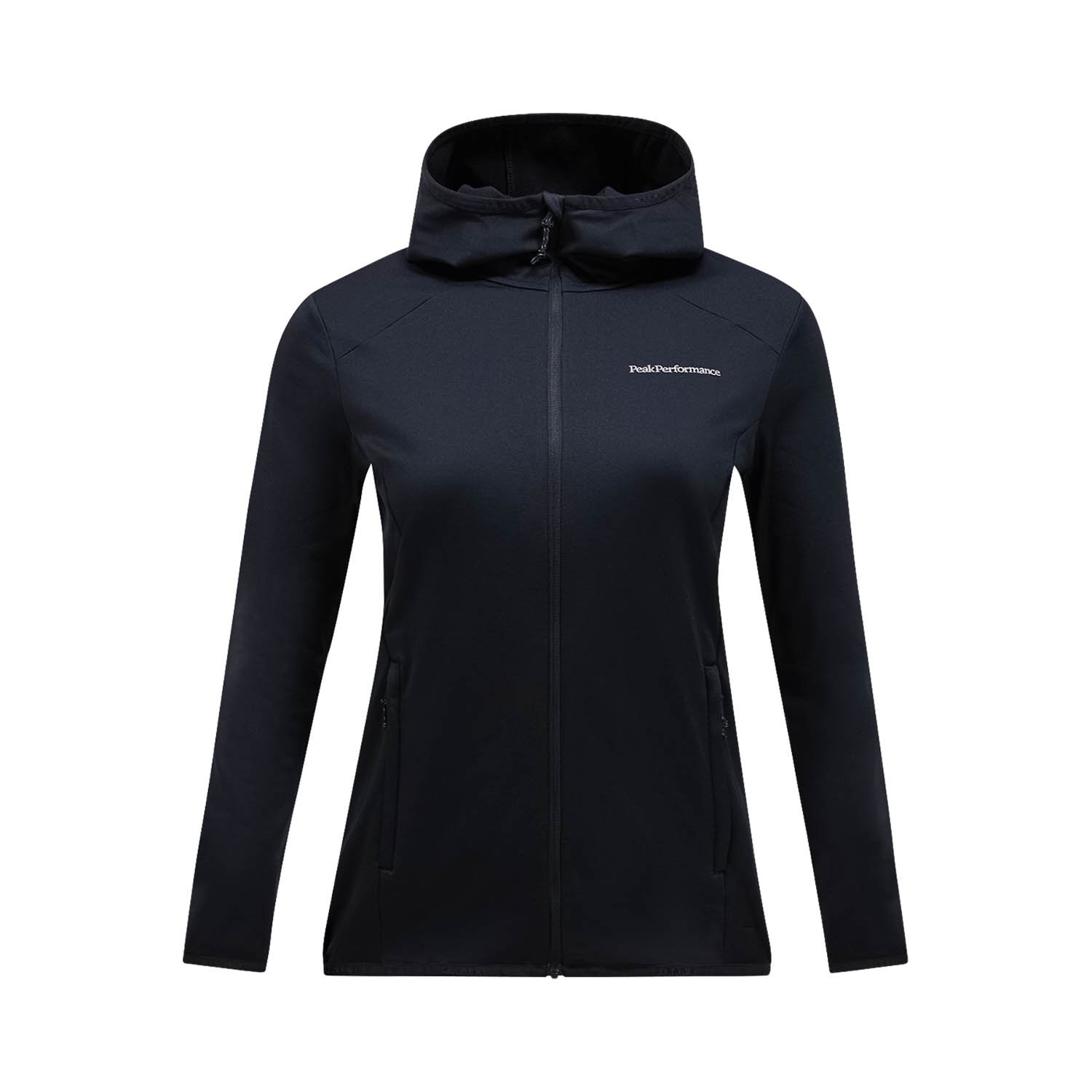W Light Zip Hood Schwarz Peak Performance