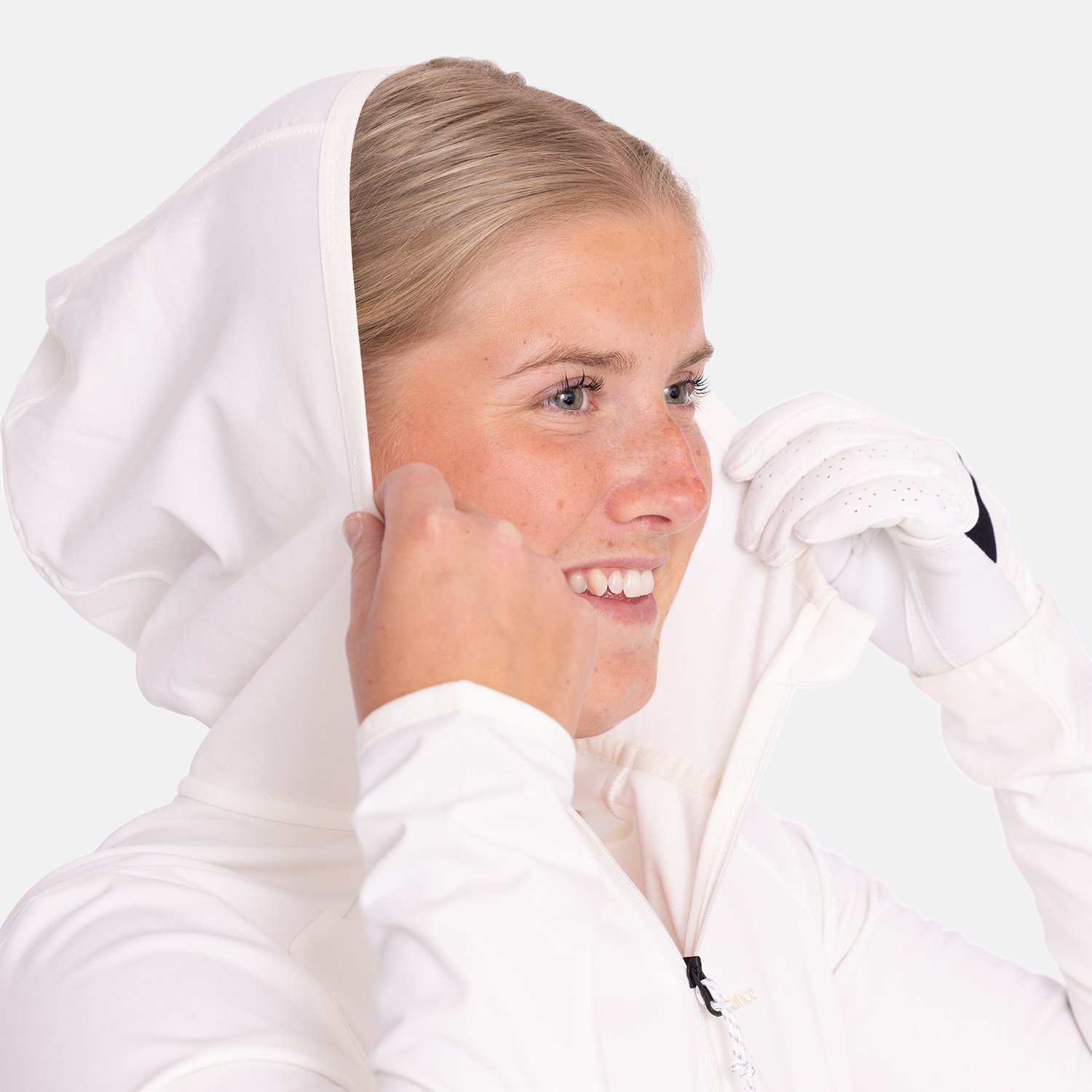 W Light Zip Hood Valkoinen Peak Performance