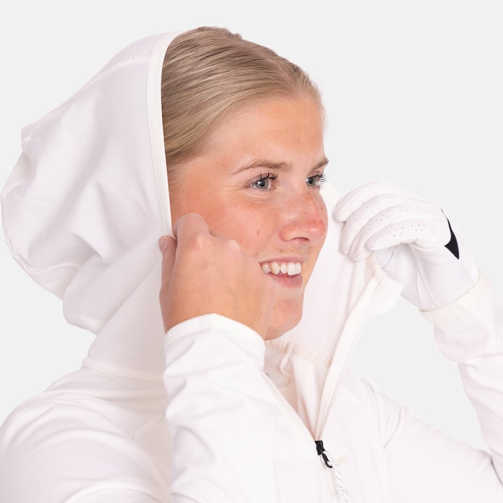 W Light Zip Hood Hvid Peak Performance W Light Zip Hood Hvid Peak Performance