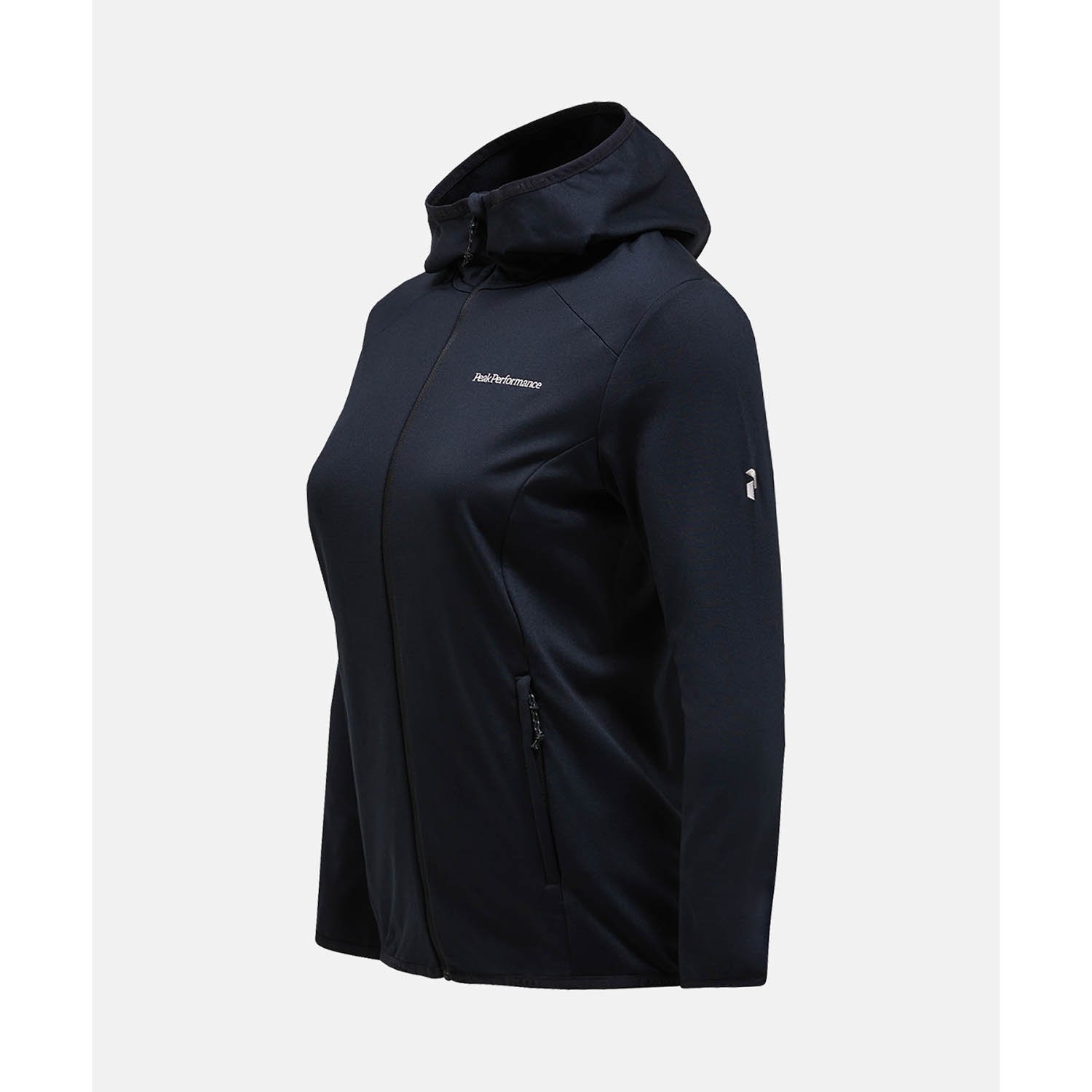 W Light Zip Hood Schwarz Peak Performance